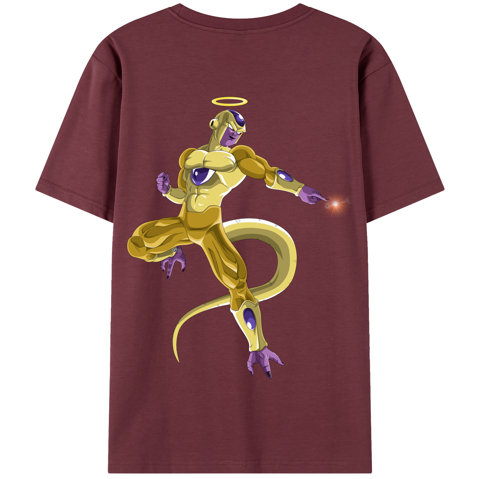 （画像用） ドラゴンボール フリーザ DRAGON BALL Frieza 綿100％半袖Tシャツ（背面プリント）